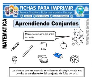 Aprendiendo Conjuntos para Primero de Primaria