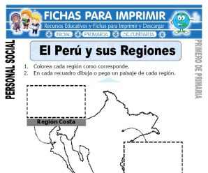El Perú y sus Regiones para Primero de Primaria