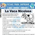 Ficha de La Vaca Nicolasa para Primaria