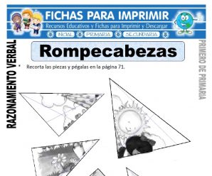 Rompecabezas para Primero de Primaria