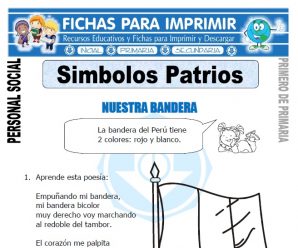 Símbolos Patrios para Primero de Primaria