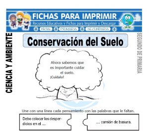 Ficha de Conservacion del Suelo Segundo de Primaria