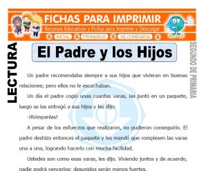 El Padre y los Hijos para Segundo de Primaria