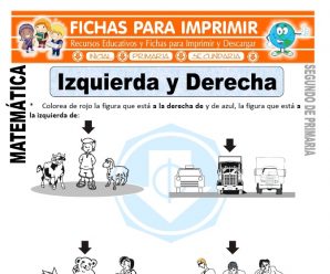 Izquierda y Derecha para Segundo de Primaria