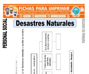 Desastres Naturales para Segundo de Primaria