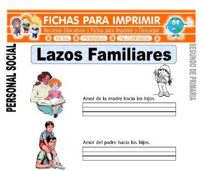 Lazos Familiares para Segundo de Primaria