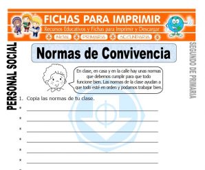 Normas de Convivencia para Segundo de Primaria