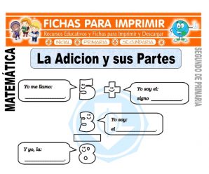 Partes de la Suma para Segundo de Primaria