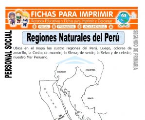 Regiones Naturales del Perú para Segundo de Primaria