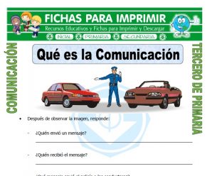 Qué es la Comunicación para Tercero de Primaria