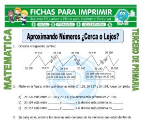 Cerca o Lejos para Tercero de Primaria