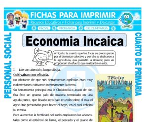 Economia Inca para Cuarto de Primaria