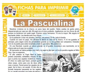 La Pascualina para Sexto de Primaria