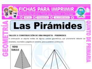 Ficha de Las Pirámides para Quinto de Primaria