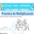 Practica de Multiplicación para Cuarto de Primaria